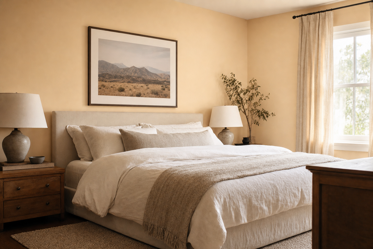 Champagne by Sherwin-Williams on interiors