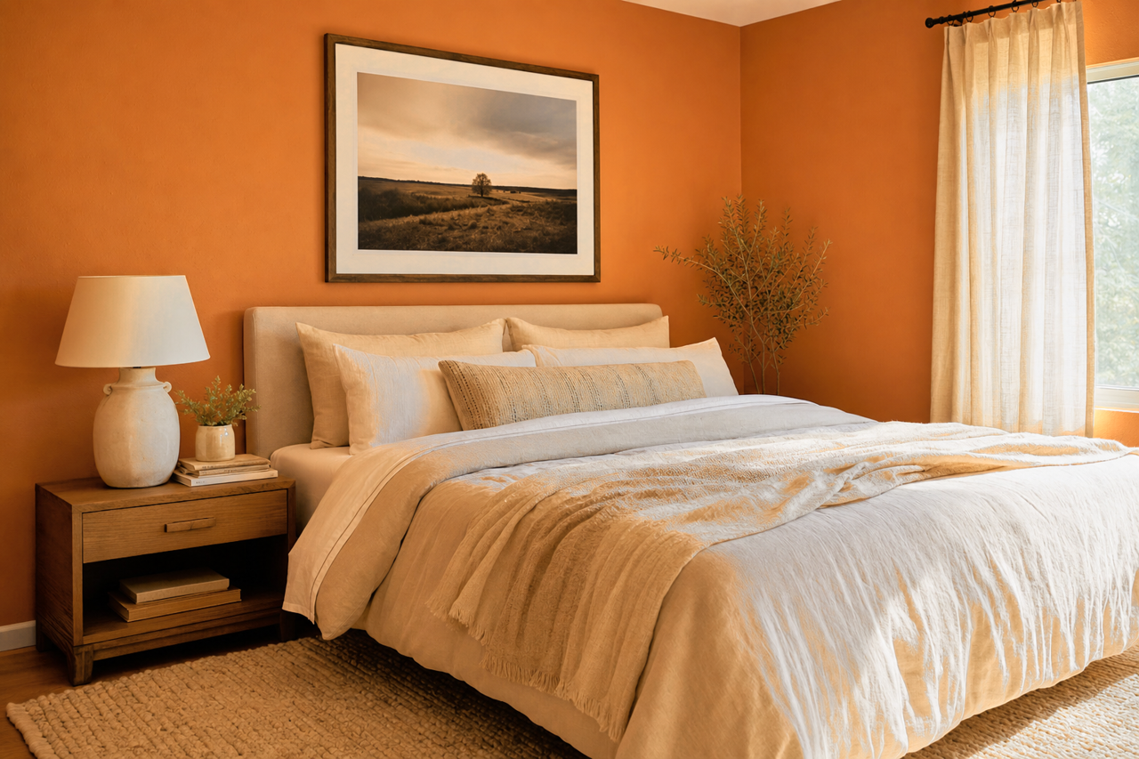 Amber Wave by Sherwin-Williams on interiors