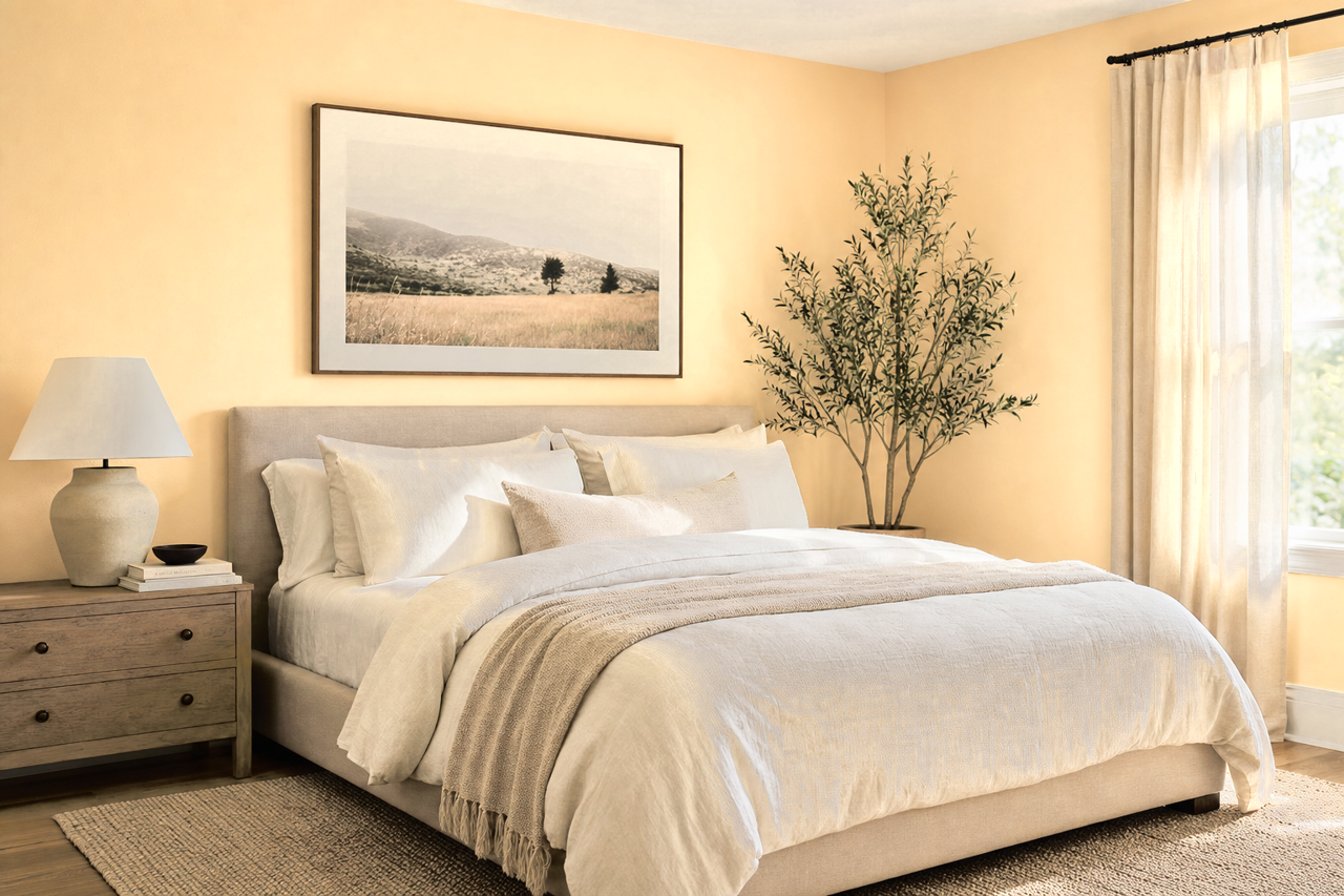 Captivating Cream by Sherwin-Williams on interiors