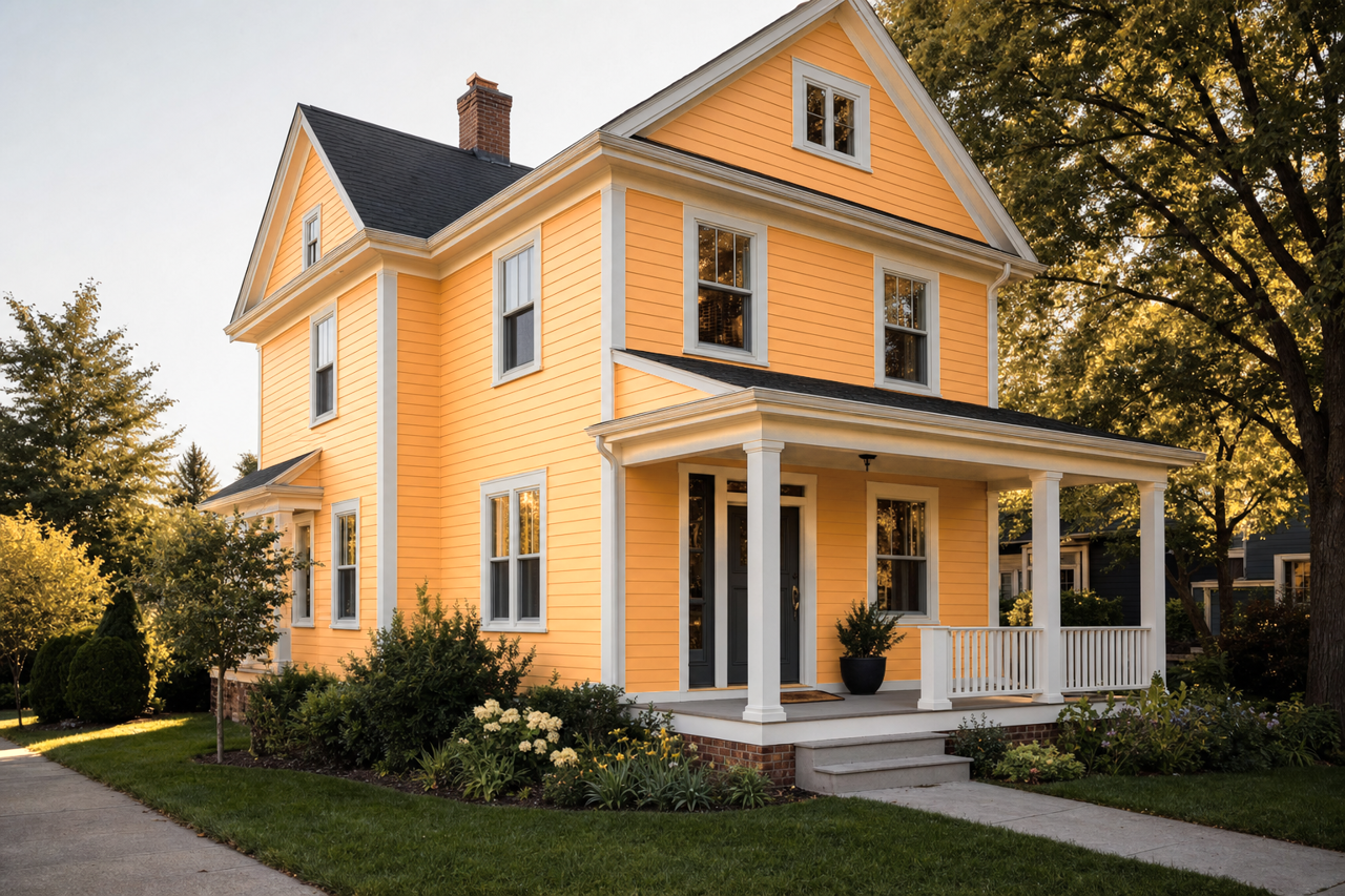 Summer Day by Sherwin-Williams on exterior