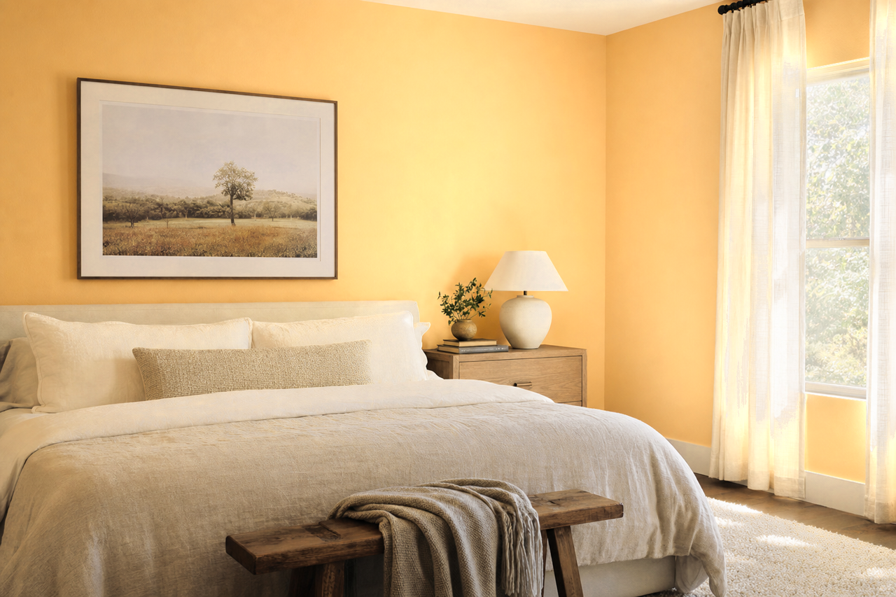 Afterglow by Sherwin-Williams on interiors