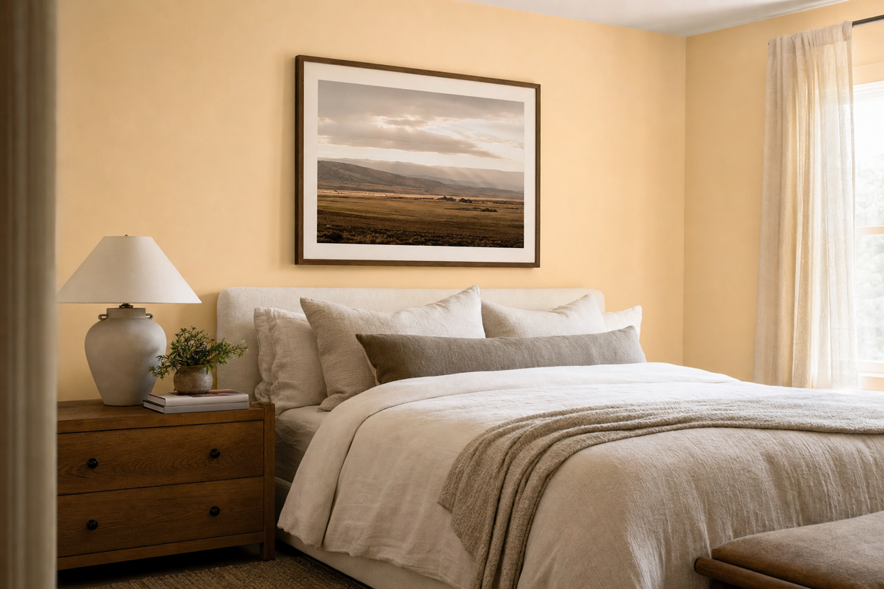 Morning Sun by Sherwin-Williams on interiors