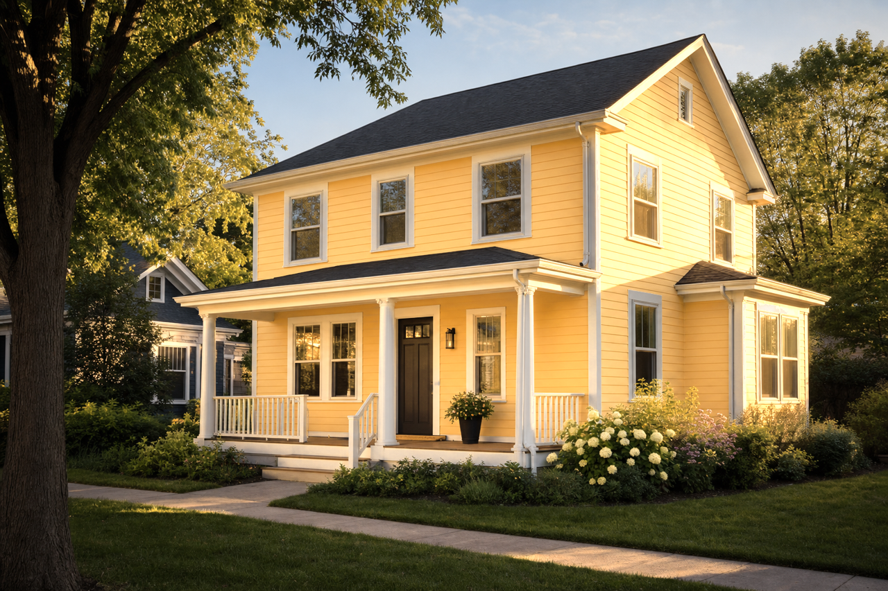 Afternoon by Sherwin-Williams on exterior