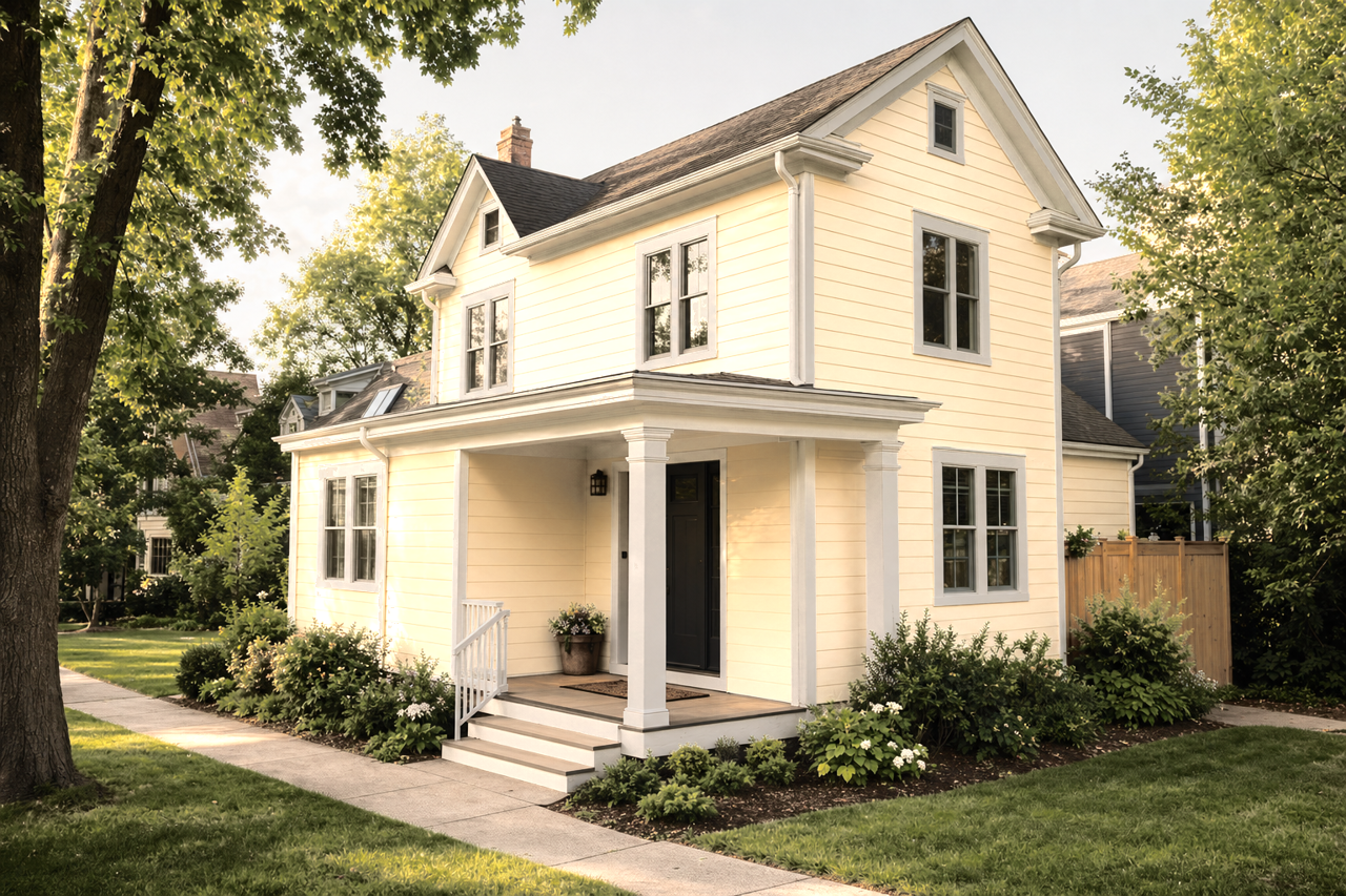 Full Moon by Sherwin-Williams on exterior