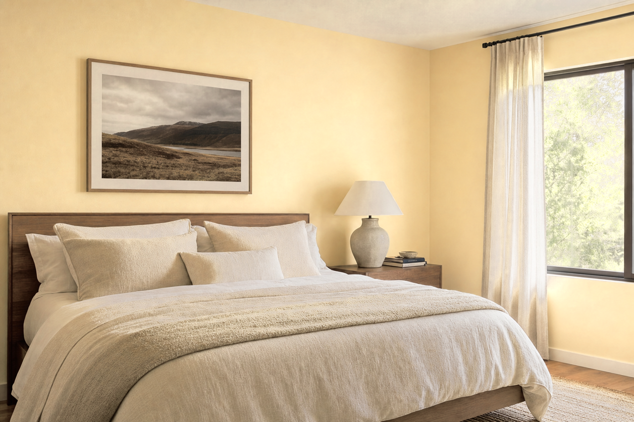 Full Moon by Sherwin-Williams on interiors