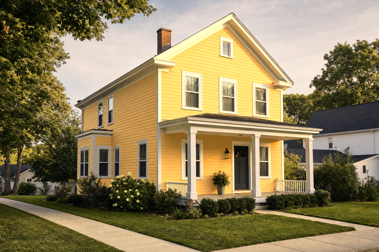 June Day by Sherwin-Williams on exterior