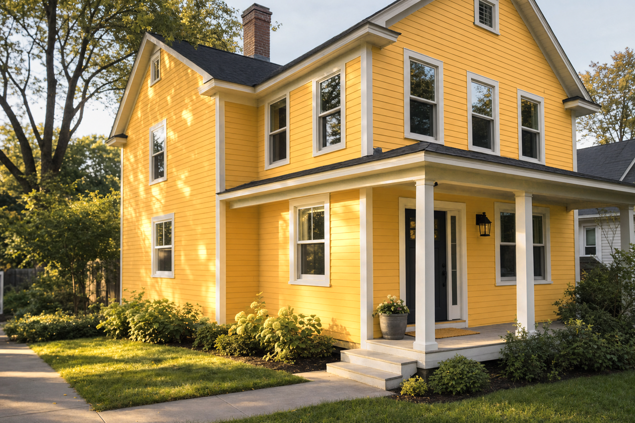 Bee by Sherwin-Williams on exterior