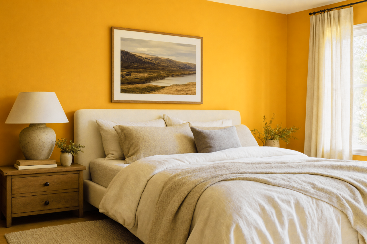 Glitzy Gold by Sherwin-Williams on interiors