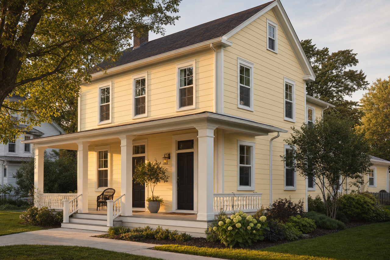 Daybreak by Sherwin-Williams on exterior