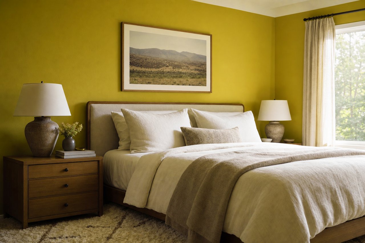 Offbeat Green by Sherwin-Williams on interiors