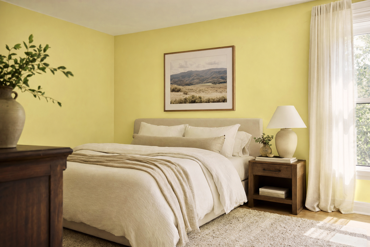 Gleeful by Sherwin-Williams on interiors