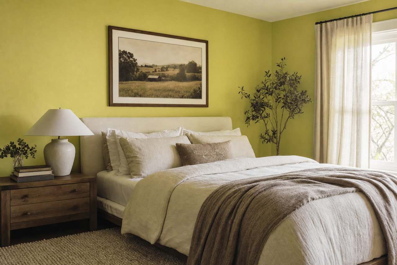 Parakeet by Sherwin-Williams on interiors