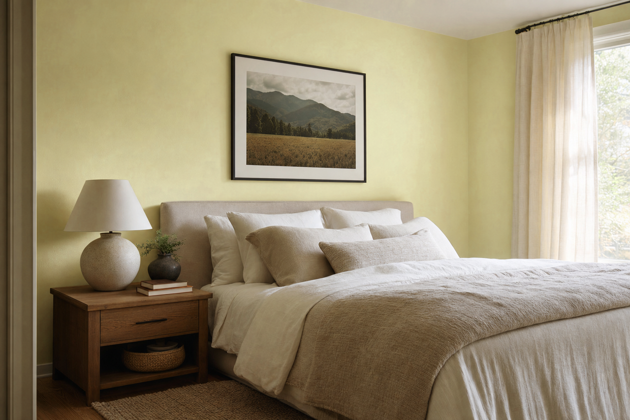 Lime Granita by Sherwin-Williams on interiors