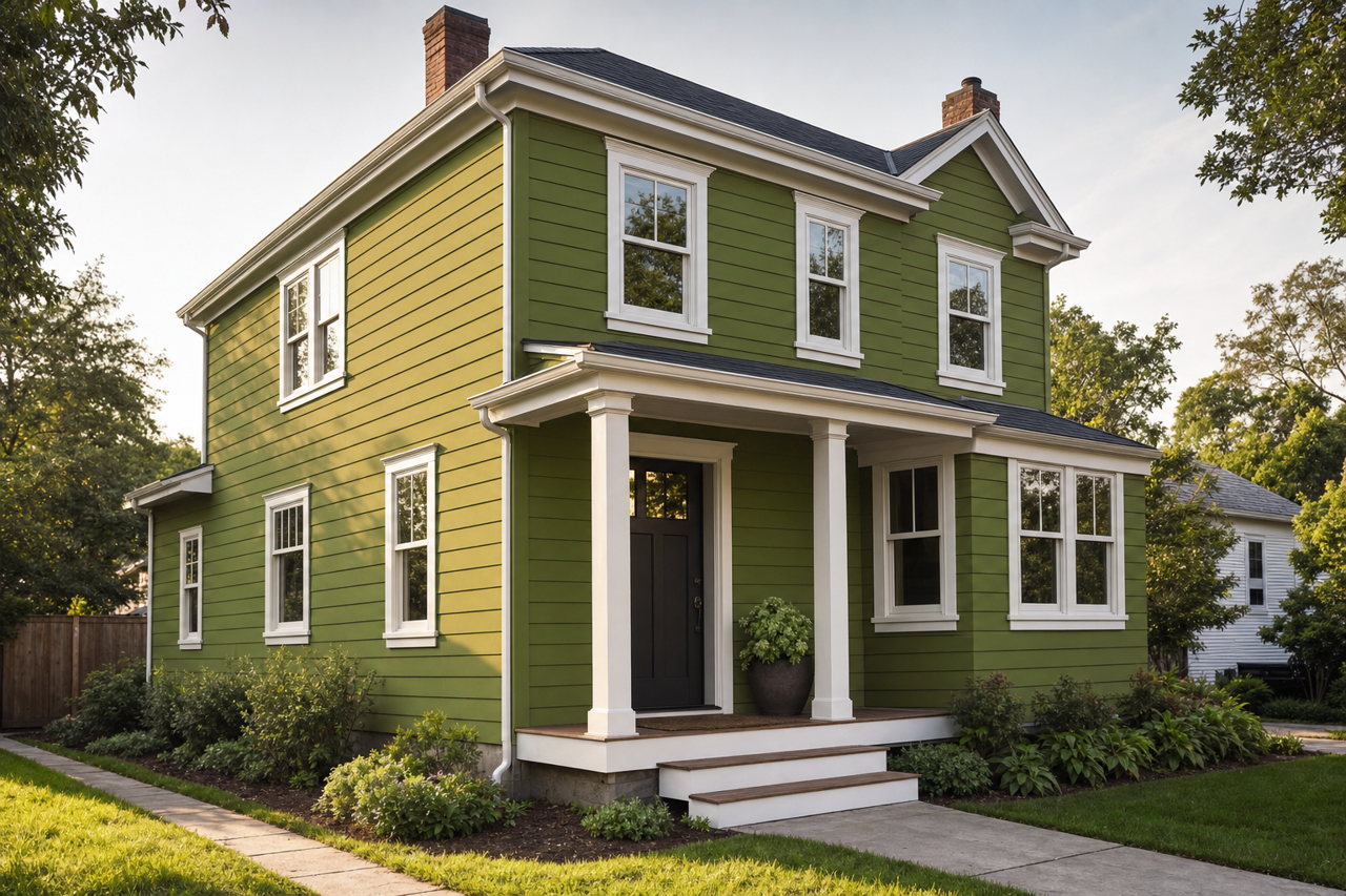 Paradise by Sherwin-Williams on exterior