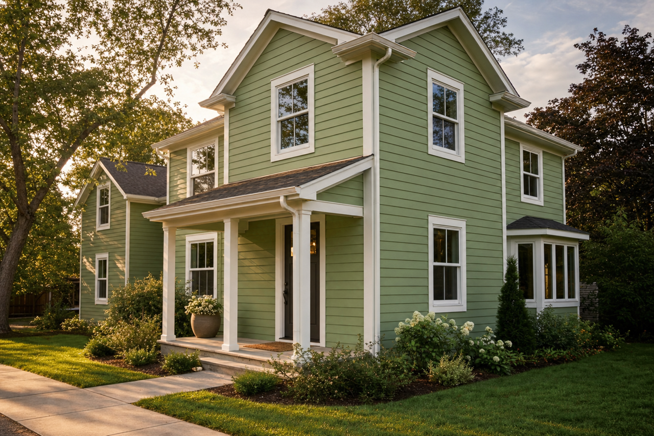 Pickle by Sherwin-Williams on exterior