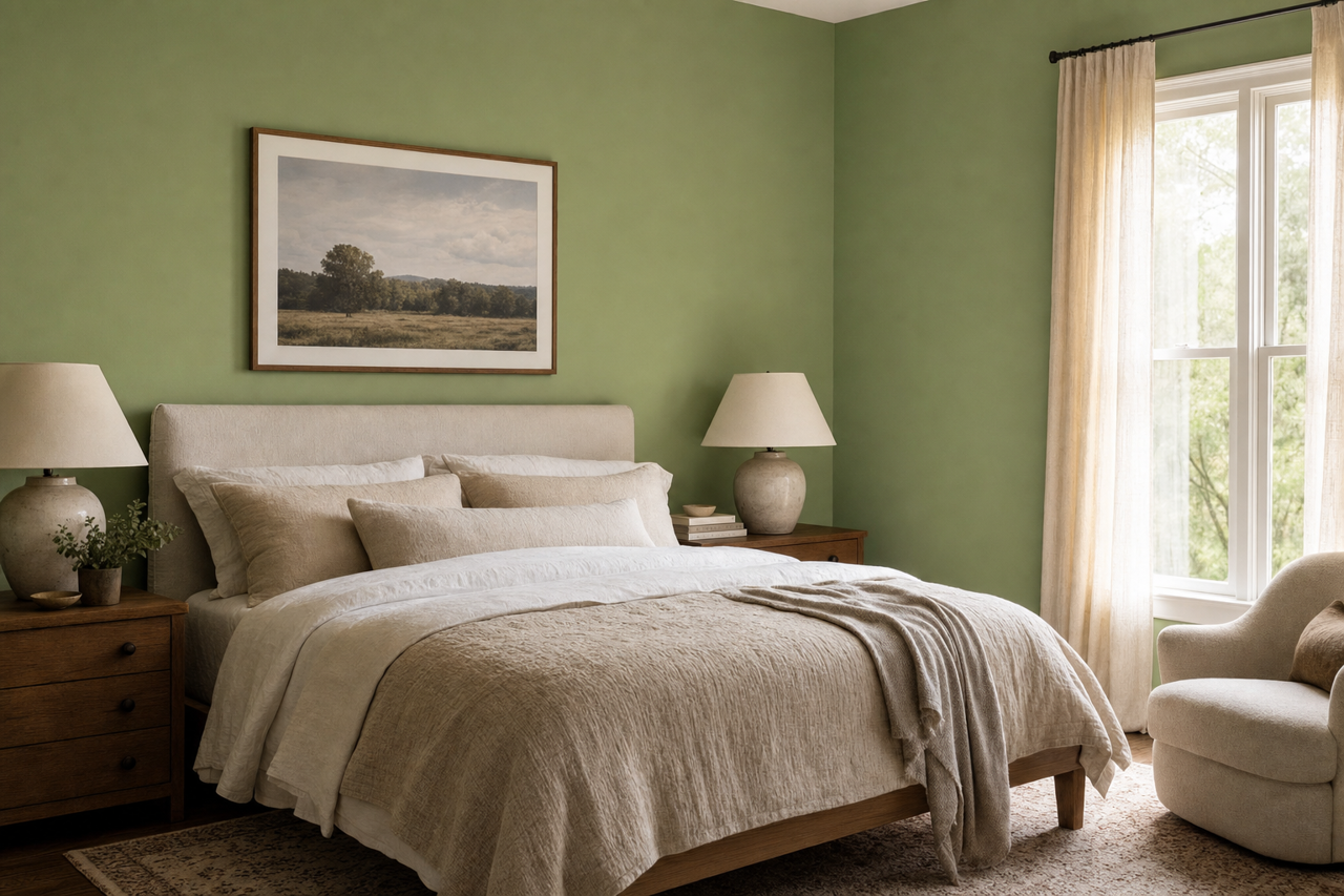 Pickle by Sherwin-Williams on interiors