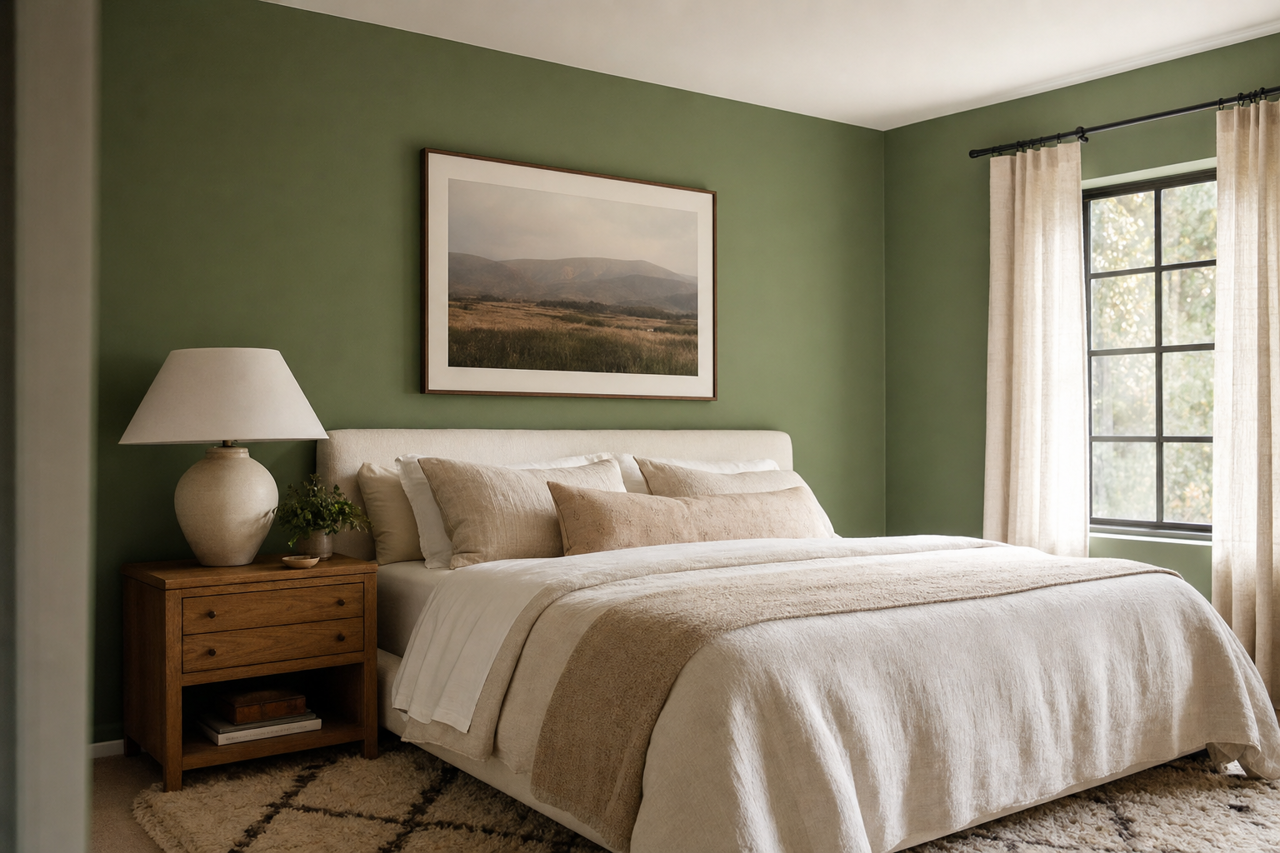 Talipot Palm by Sherwin-Williams on interiors