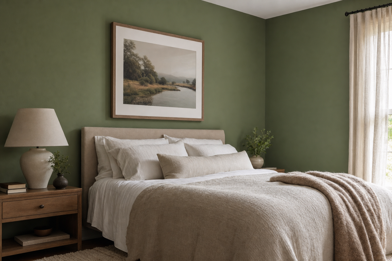 Houseplant by Sherwin-Williams on interiors