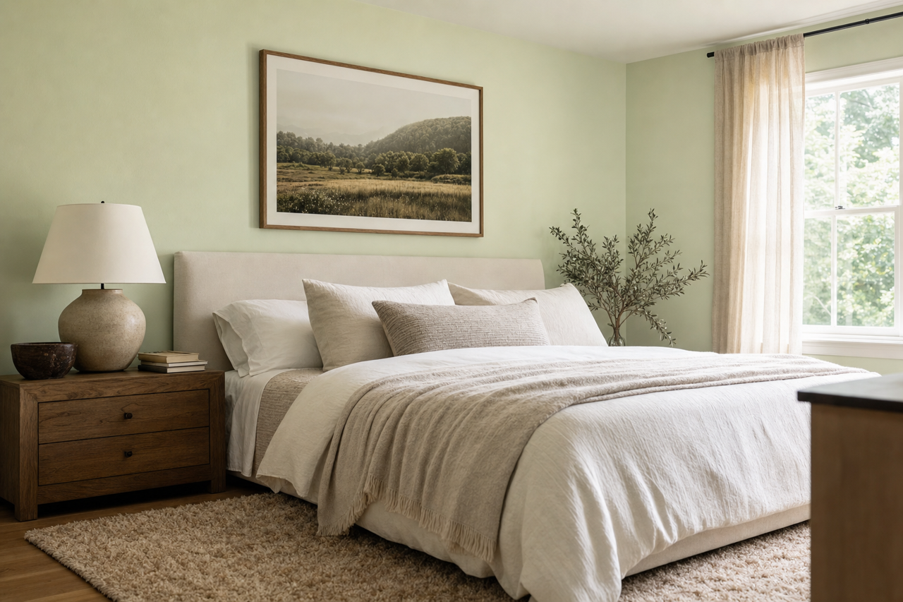 Lacewing by Sherwin-Williams on interiors