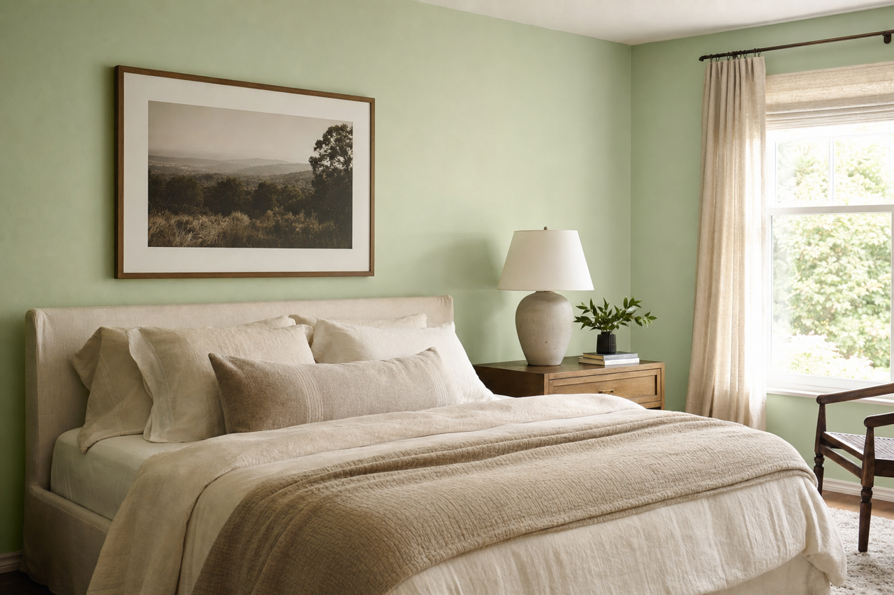 Kiwi by Sherwin-Williams on interiors