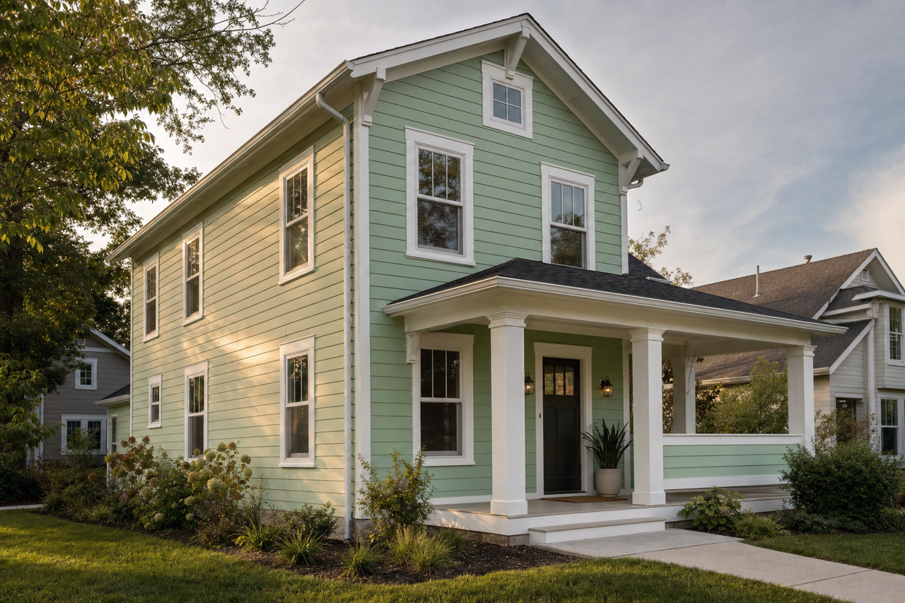 Vegan by Sherwin-Williams on exterior