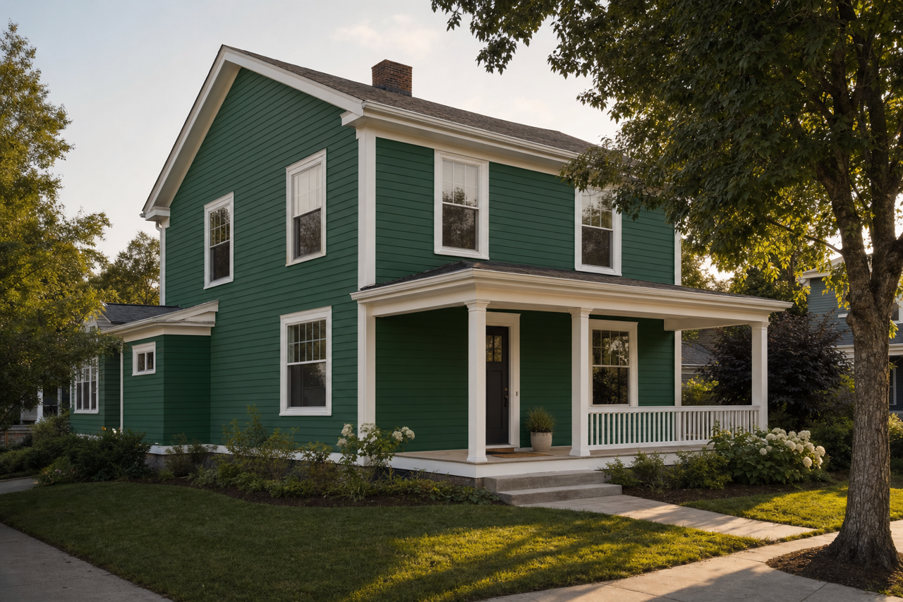 Derbyshire by Sherwin-Williams on exterior