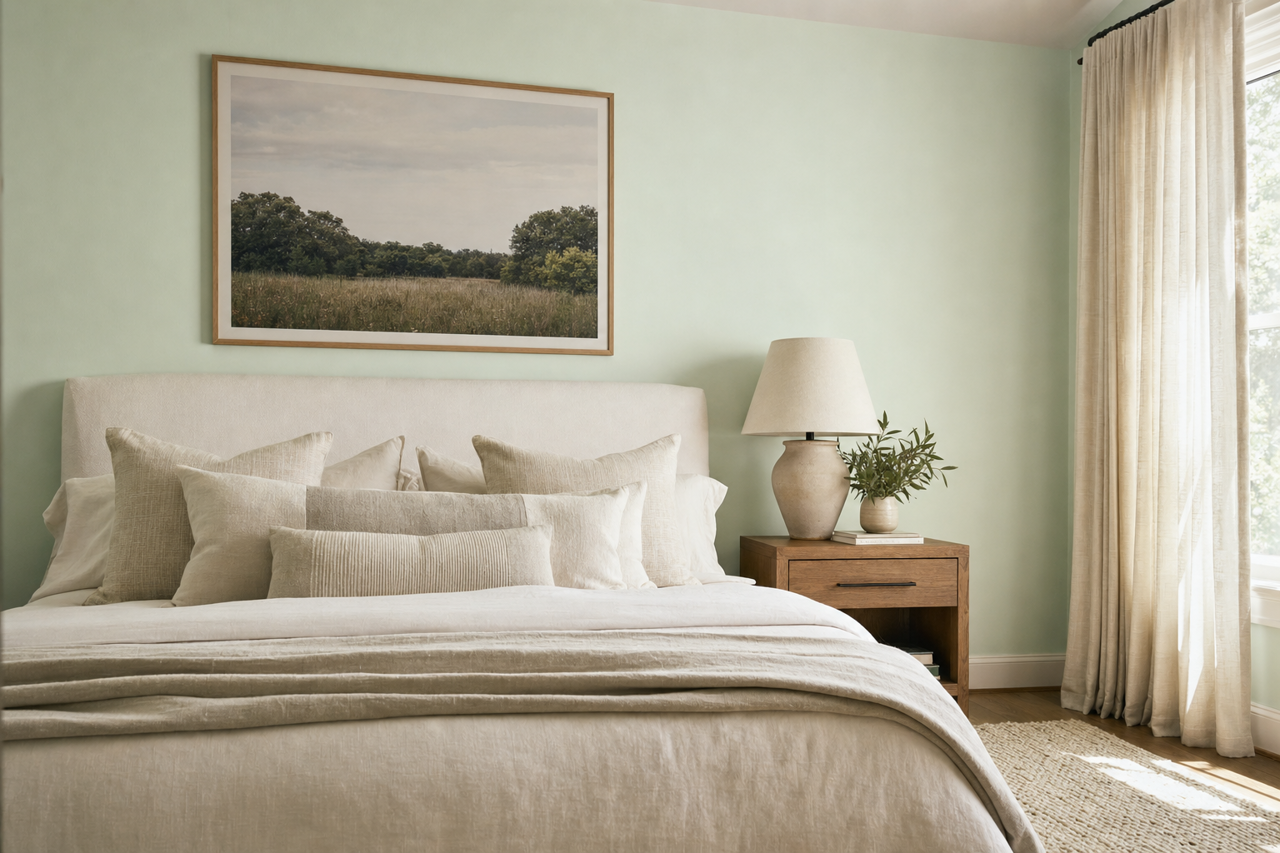 Mint Condition by Sherwin-Williams on interiors