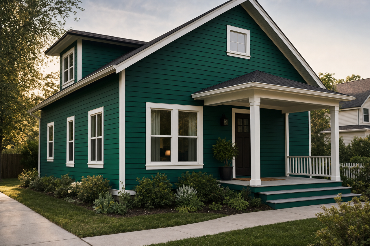 Greens by Sherwin-Williams on exterior