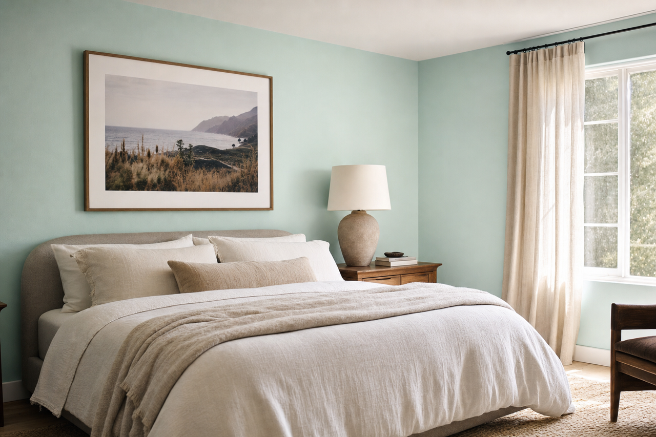Waterfall by Sherwin-Williams on interiors