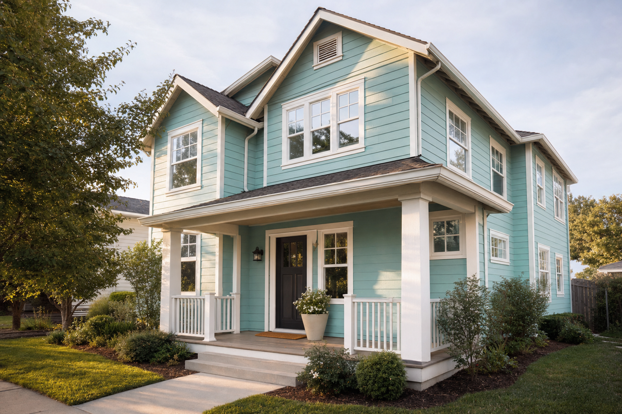 Refresh by Sherwin-Williams on exterior