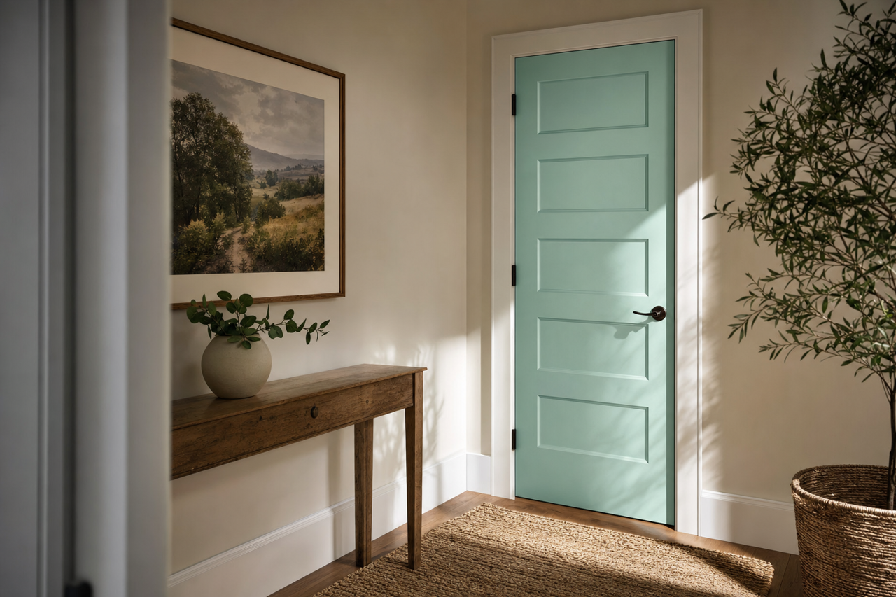 Refresh by Sherwin-Williams on interior-doors