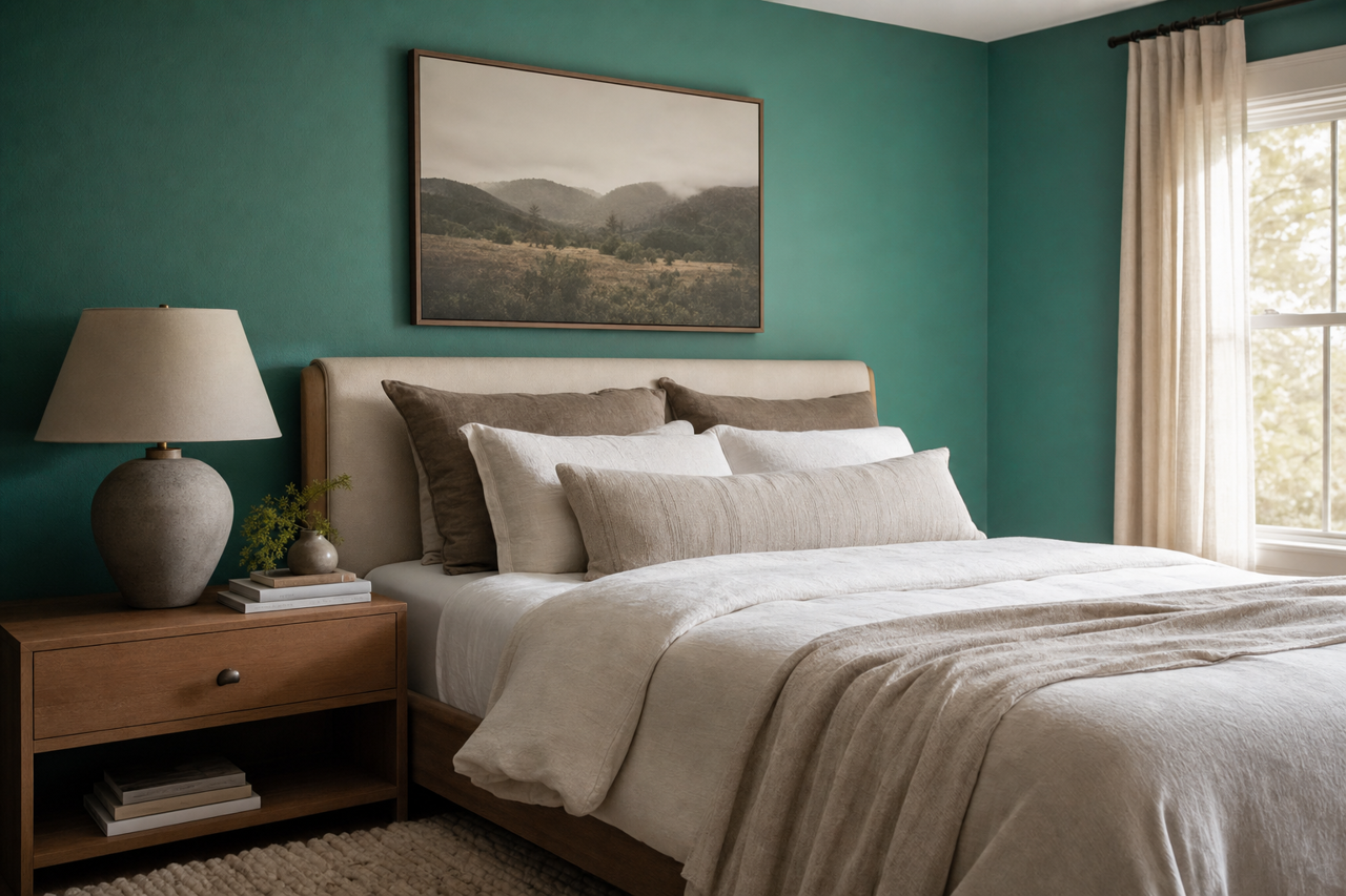 Ionian by Sherwin-Williams on interiors