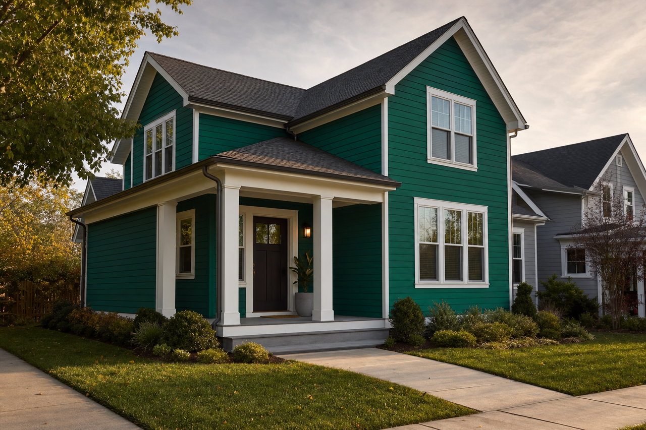 Starboard by Sherwin-Williams on exterior