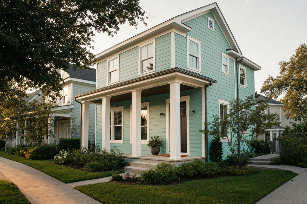 Aqueduct by Sherwin-Williams on exterior