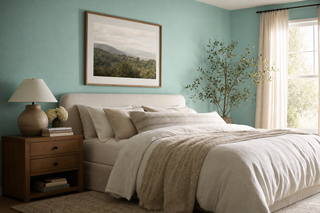 Aqueduct by Sherwin-Williams on interiors