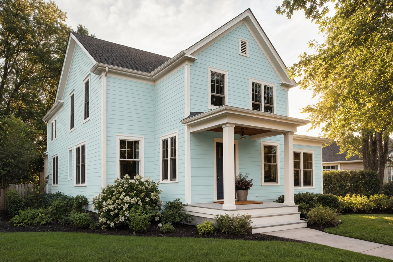 Swimming by Sherwin-Williams on exterior