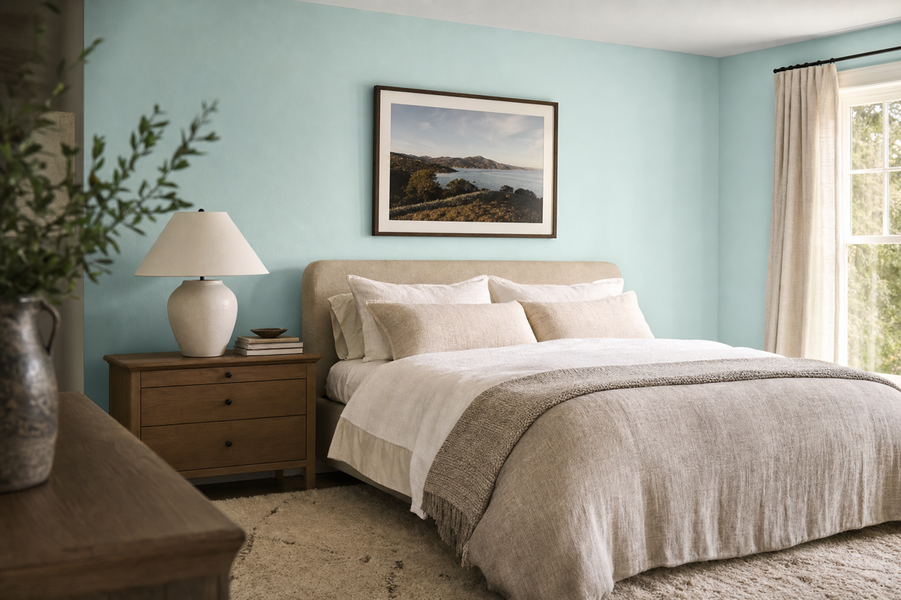 Swimming by Sherwin-Williams on interiors