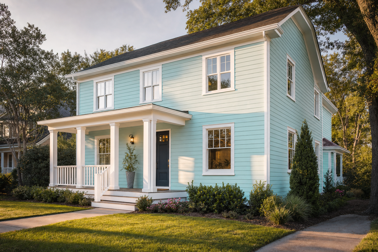 Spa by Sherwin-Williams on exterior