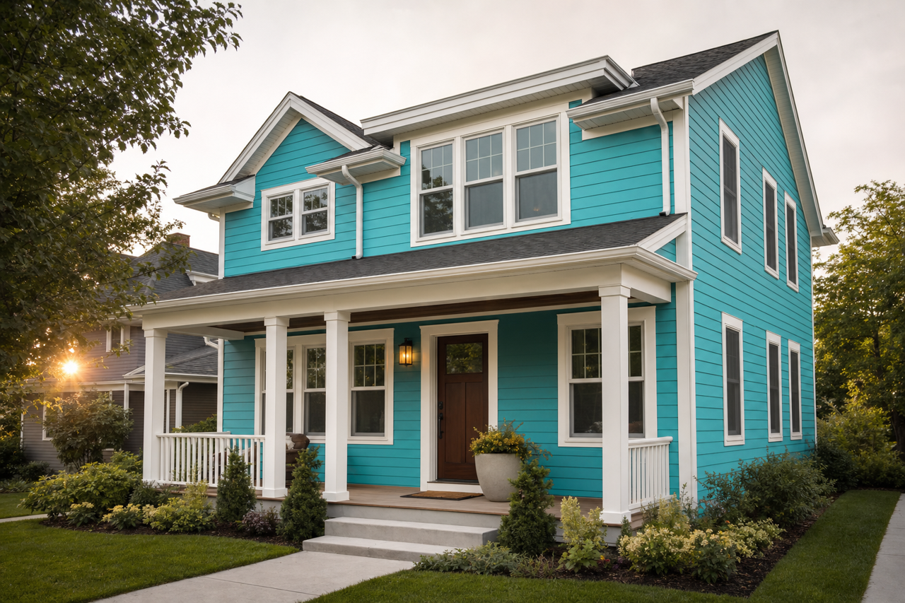 Aquarium by Sherwin-Williams on exterior