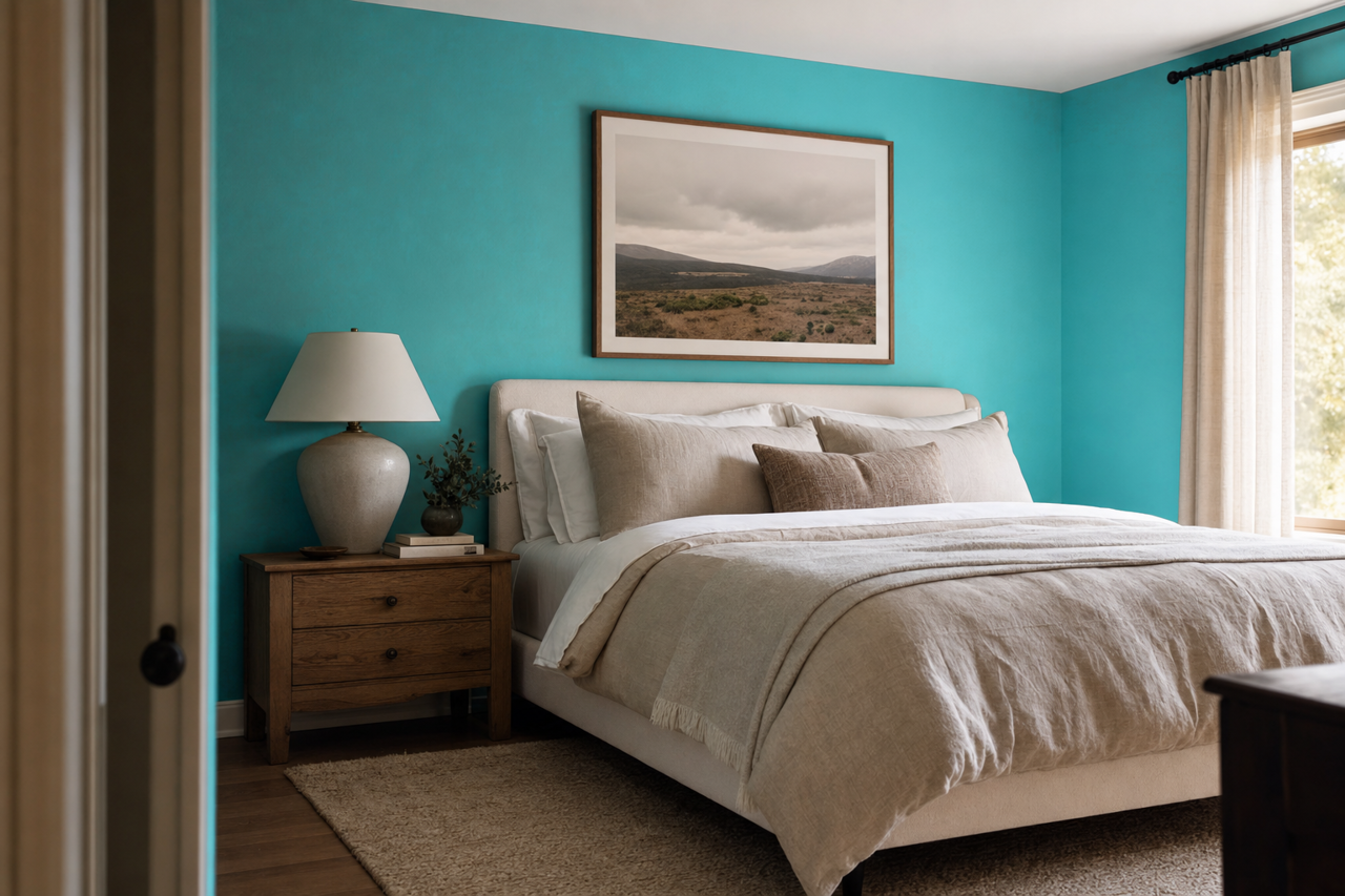Aquarium by Sherwin-Williams on interiors