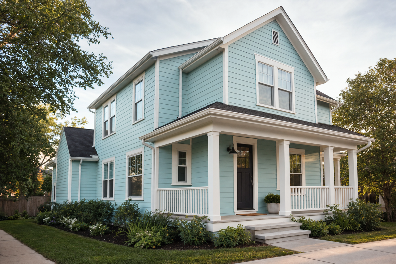 Cay by Sherwin-Williams on exterior