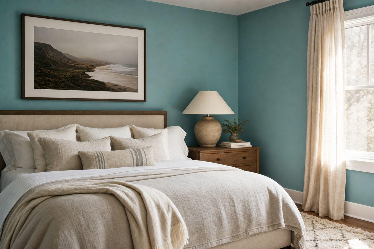 Freshwater by Sherwin-Williams on interiors