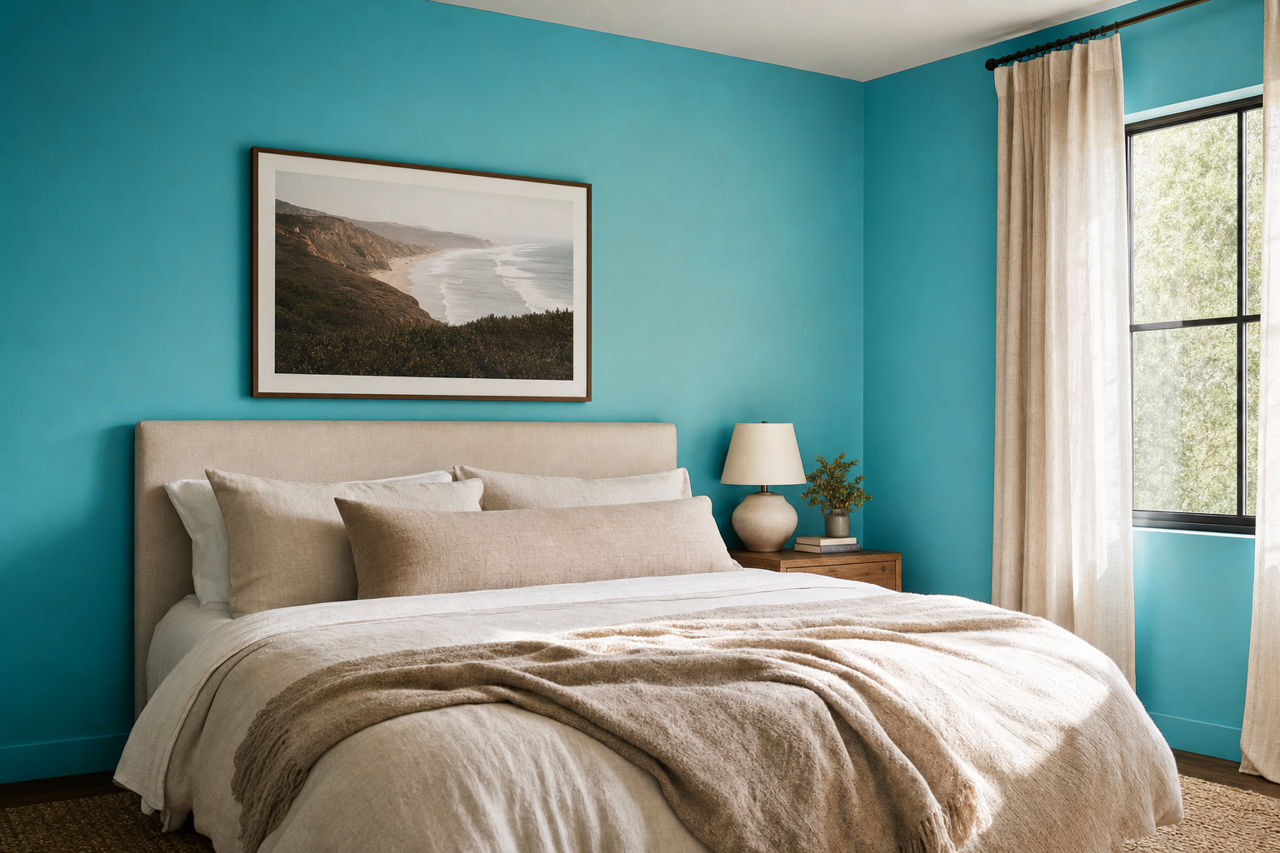 Jamaica Bay by Sherwin-Williams on interiors