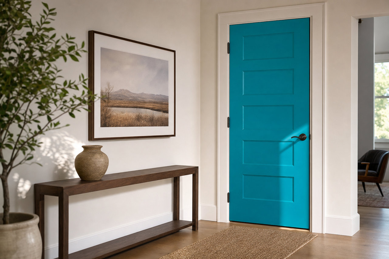 Cruising by Sherwin-Williams on interior-doors