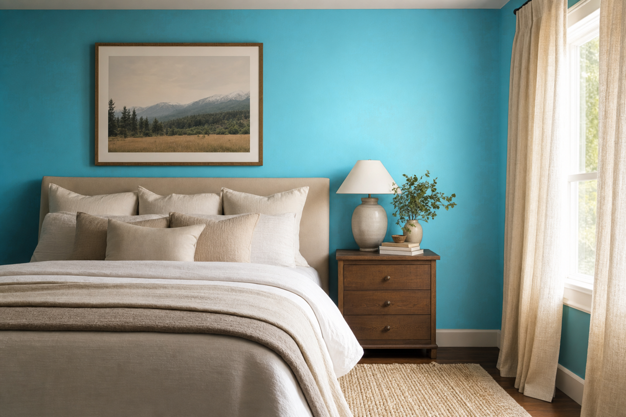 Fountain by Sherwin-Williams on interiors