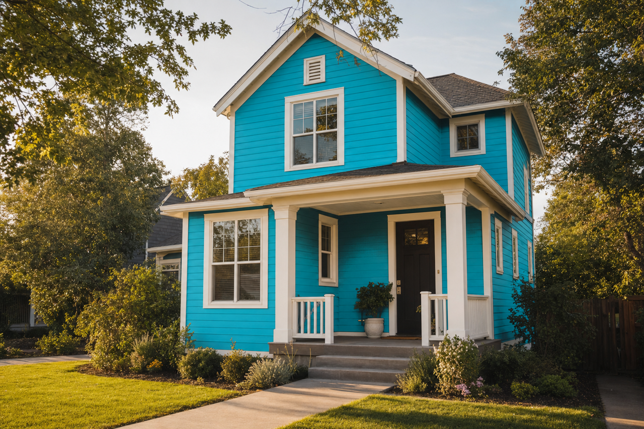 Capri by Sherwin-Williams on exterior