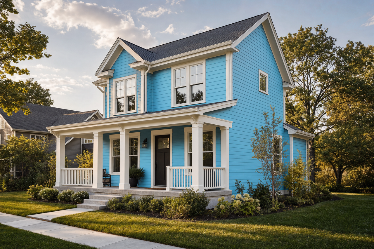 Flyway by Sherwin-Williams on exterior