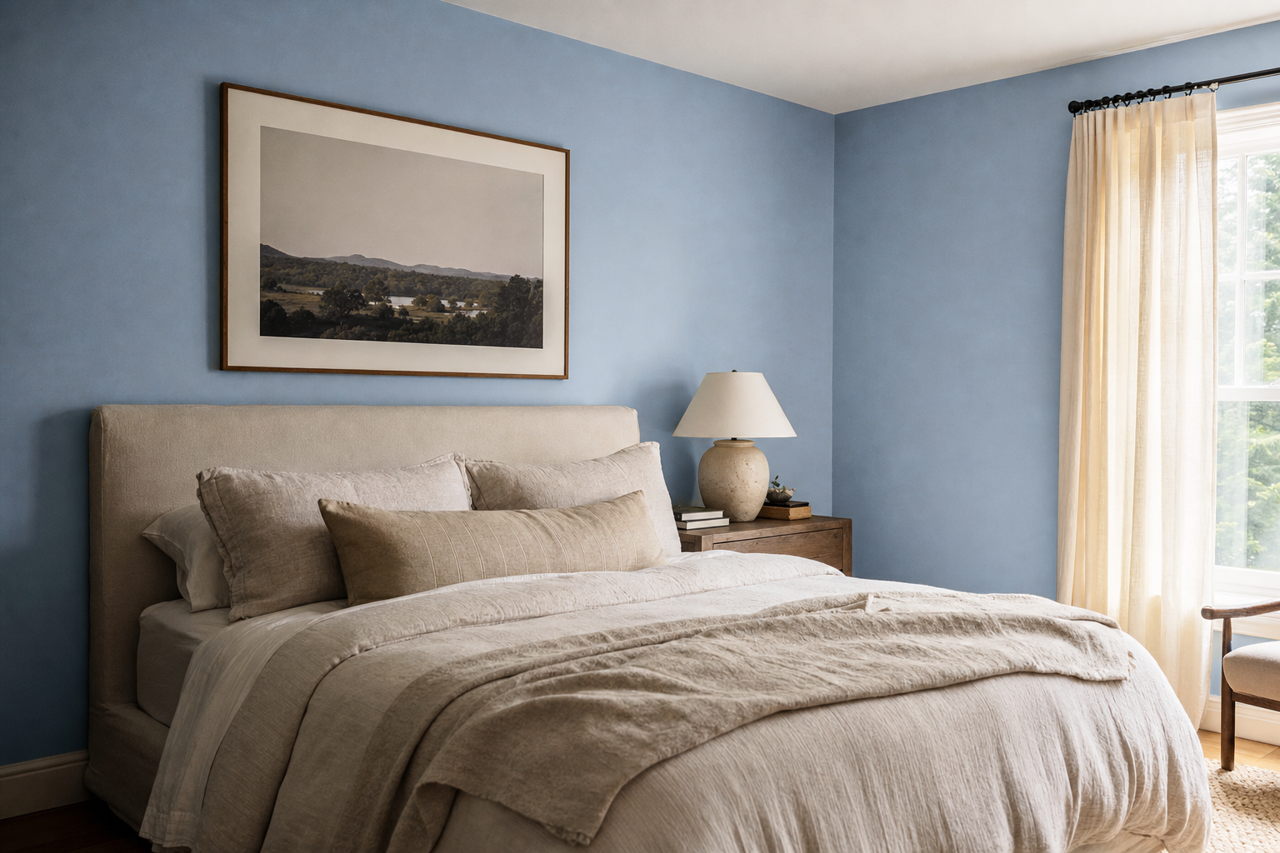 Celestial by Sherwin-Williams on interiors