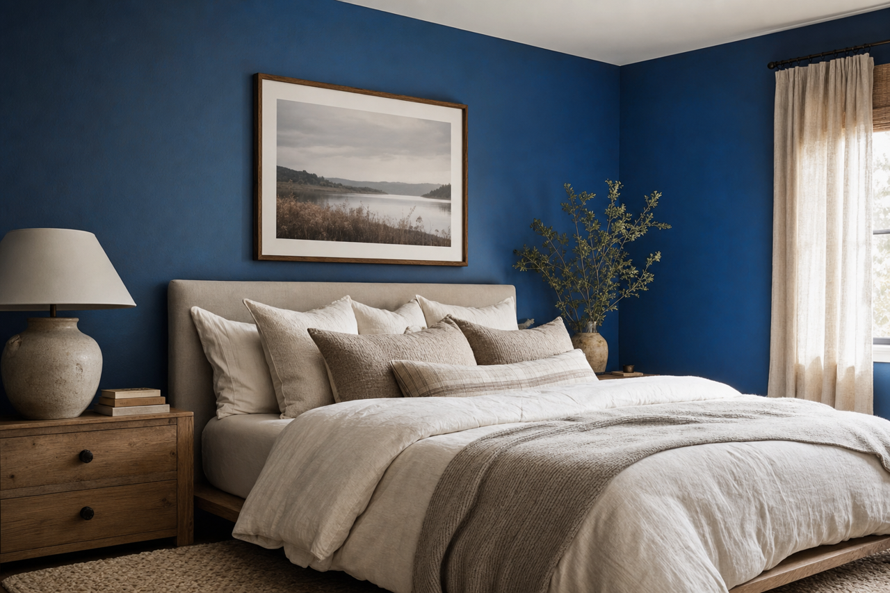 Honorable Blue by Sherwin-Williams on interiors