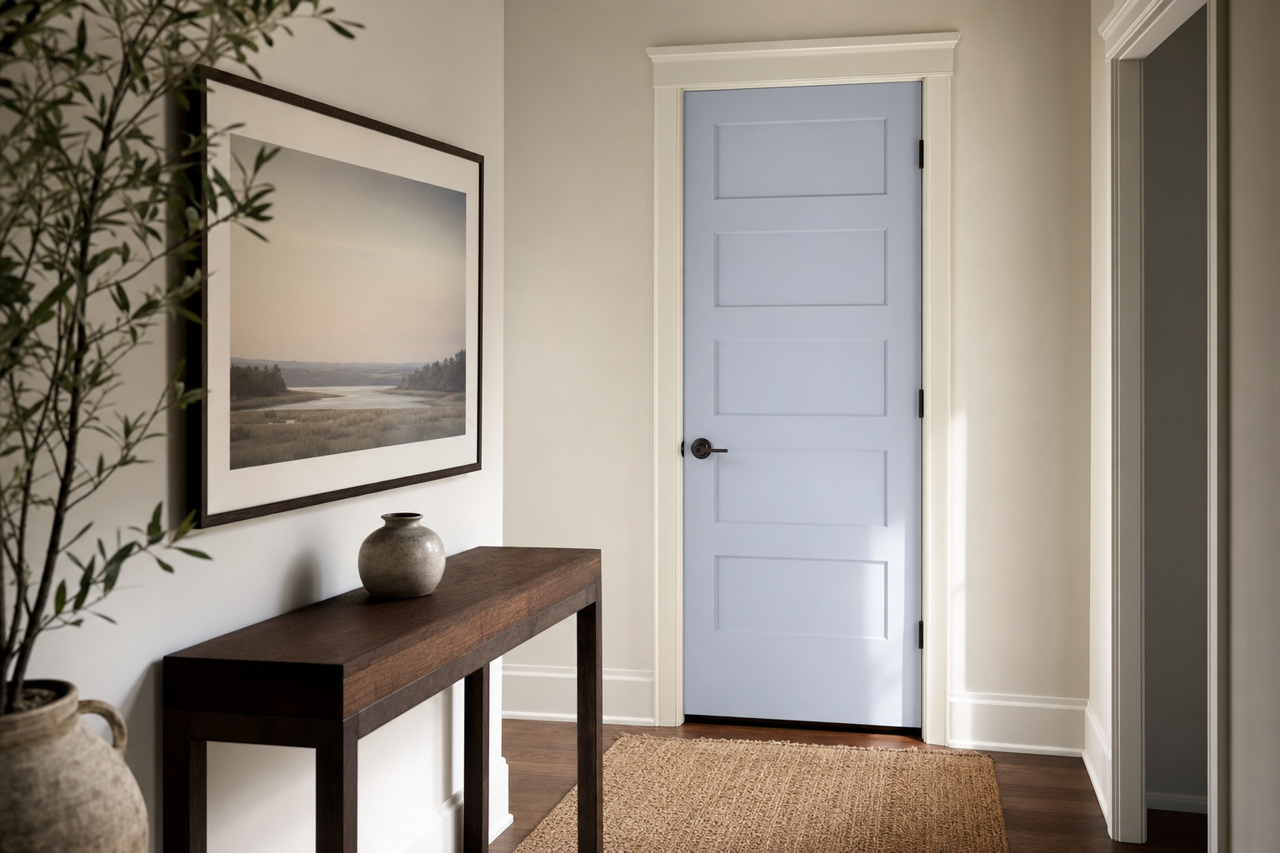 Breathtaking by Sherwin-Williams on interior-doors